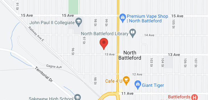 map of 1311 99th ST